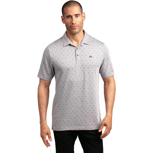 Travis Mathew Other - Travis Mathew Chancellor Mens Golf Polo‎ Sz XXL Gray Print